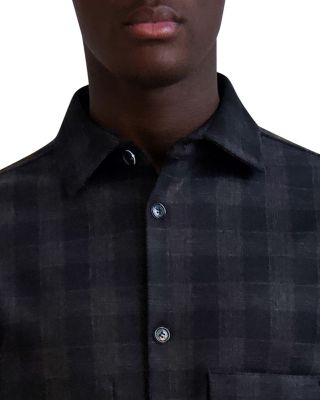 Plaid Slim Fit Button Down Shirt 