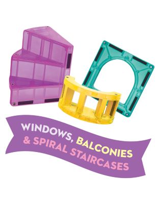 Castle DLX 48 Piece Magnetic Construction Set - 3+