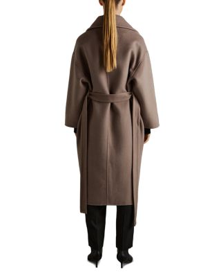 Bridget Wool-Blend Blindseam Coat