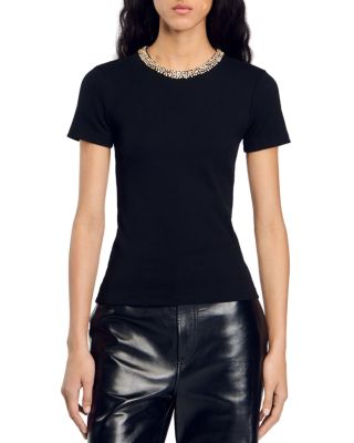 Sandro - Rimini Embellished Tee