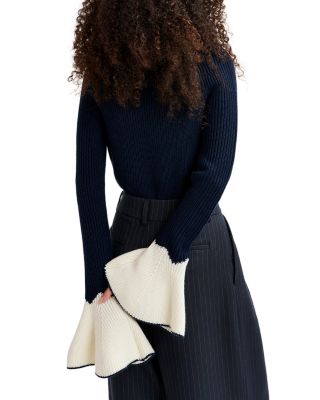 Flared Cuff Sweater