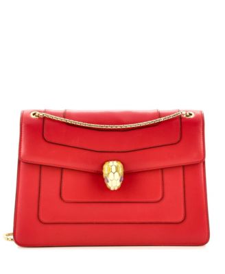 Pre-Owned Bvlgari - Medium Serpenti Forever Square Shoulder Bag Leather