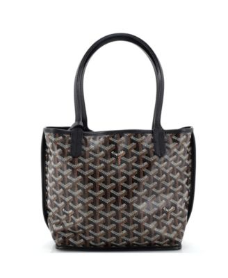 Pre-Owned Goyard - Mini Anjou Reversible Tote Coated Canvas