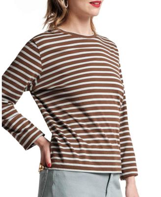  Striped Tee Top