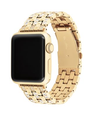 Apple Watch&reg; Gold-Tone Stainless Steel & Crystal Bracelet, 38/40/41mm