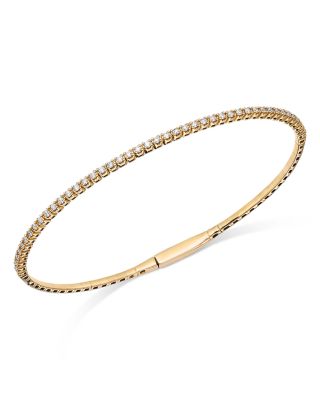 Bloomingdale's Fine Collection - Diamond Skinny Tennis Bracelet in 14K Yellow Gold, 0.50 ct. t.w.