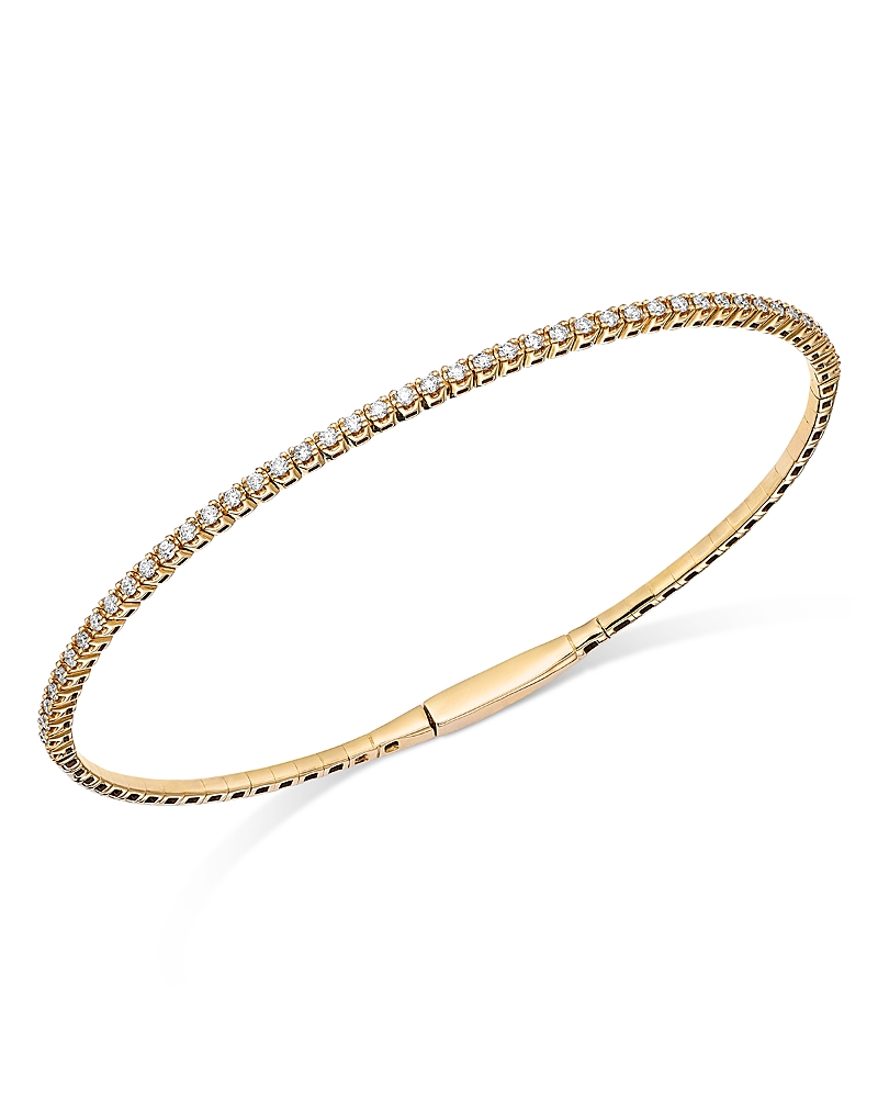 Bloomingdale's Fine Collection Diamond Skinny Tennis Bracelet in 14K Yellow Gold, 0.50 tcw