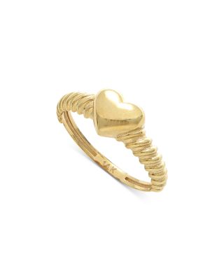 Moon & Meadow - 14K Yellow Gold Heart Ring