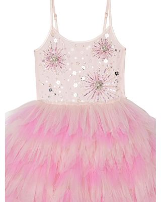 Girls' Fireworks Cotton & Nylon Tutu Dress - Little Kid, Big Kid