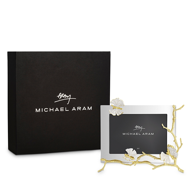 Michael Aram Butterfly Ginkgo Gold Reflective Frame, 5 x 7