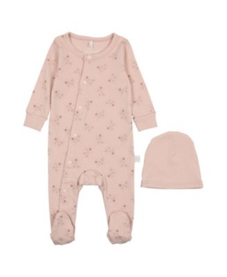 Unisex Star Print Footie - Baby