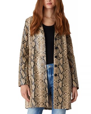 Snakeskin trench coat sales