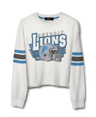 Women's NFL Detroit Lions Kickoff Crop Crew Fleece Sweatshirt