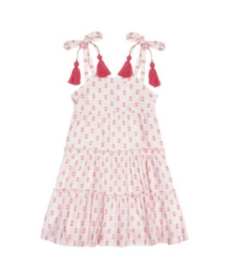 Mer St. Barth - Girls' Bella Shoulder Tie Sundress - Little Kid, Big Kid