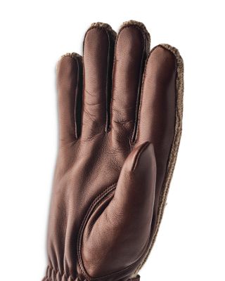 Christopher Leather & Knit Gloves