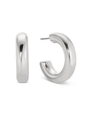 Small Thick Classic Hoop Earrings