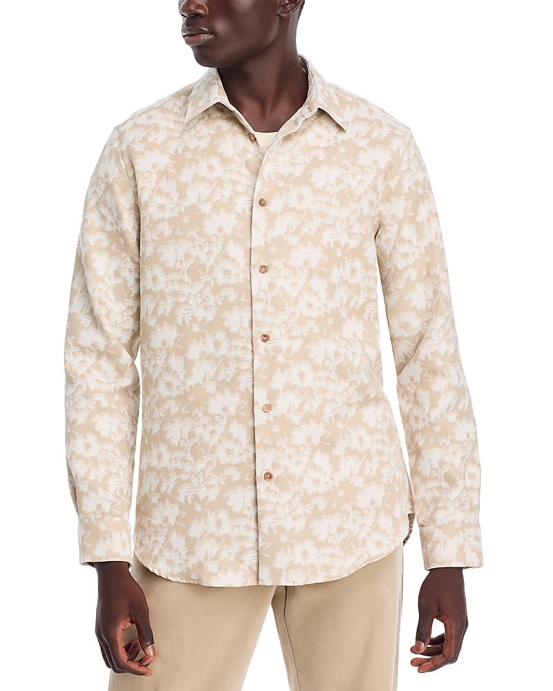 PS BY PAUL SMITH PS PAUL SMITH LONG SLEEVE BUTTON FRONT PRINTED SHIRT