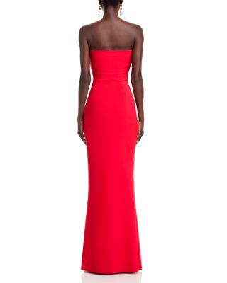 Nary Strapless Ruffled Gown