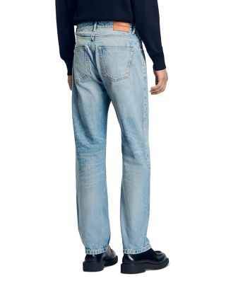 Stonewashed Jeans in Light Blue