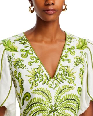 Milani Off White Linen Mini Dress 