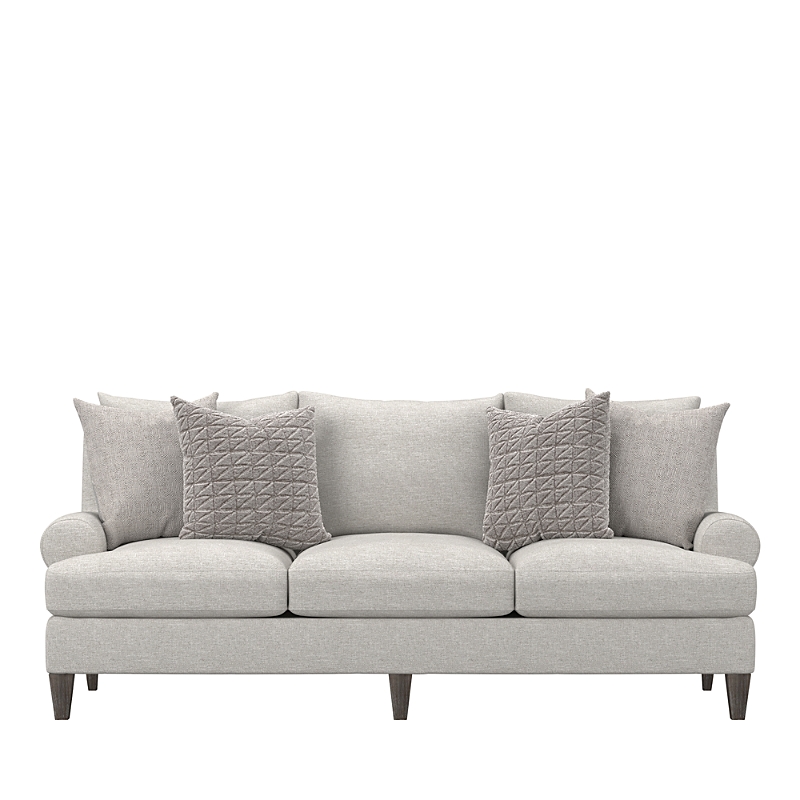 Bernhardt Isabella Gray Fabric Sofa In Portobello