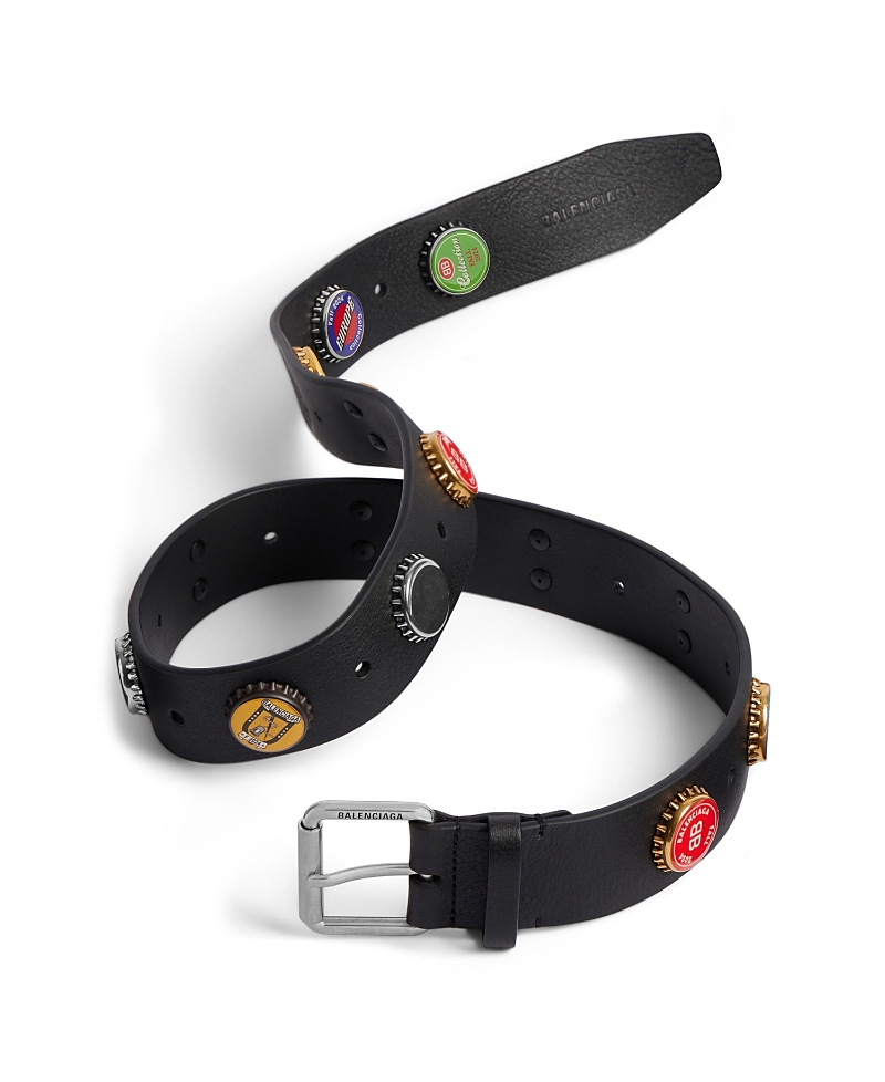 Balenciaga Men's Bottle Caps Belt