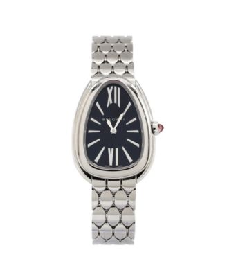 Pre-Owned Bvlgari - Serpenti Seduttori Quartz Watch in Stainless Steel 25mm