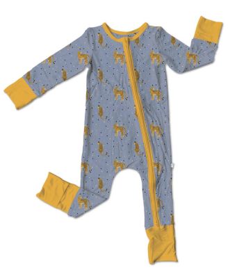 Laree + Co Laree + Co Boys' Birthday 2024 Bamboo Convertible Footie - Baby