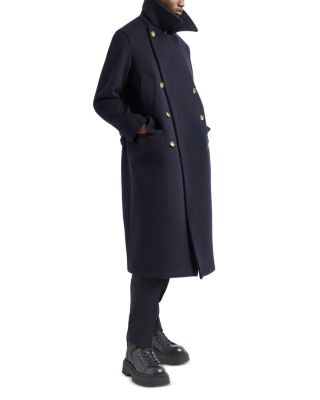 Double Breasted Wool Overcoat
