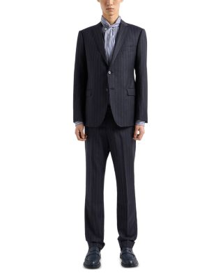 Emporio Armani - Slim Fit Striped Wool Suit