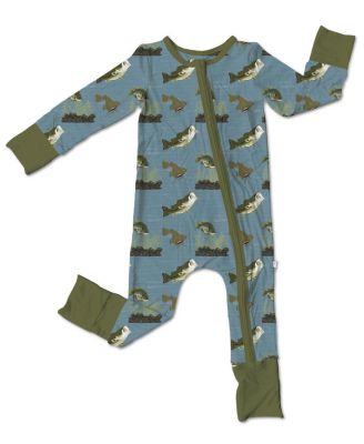Laree + Co Laree + Co Boys' Malakai Bamboo Convertible Footie - Baby