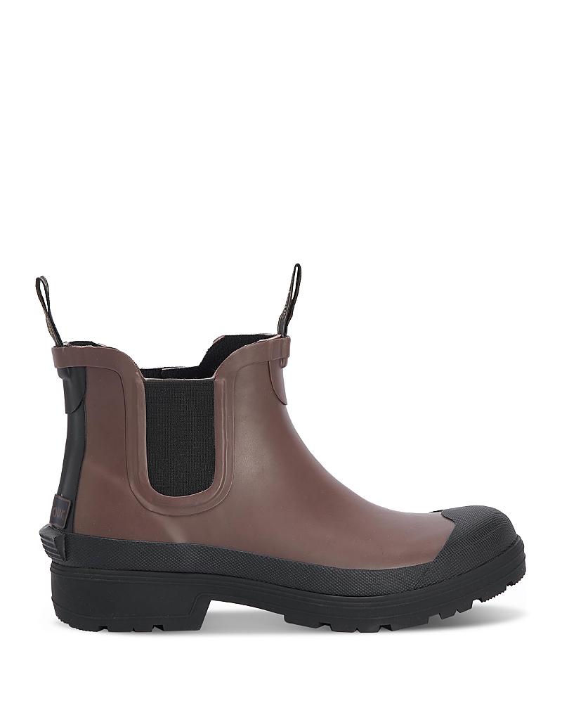 Barbour Storm Waterproof Chelsea Rain Boot In Dark Sand