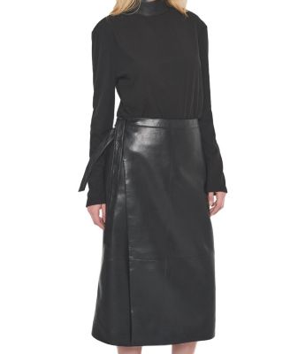 Tallulah Recycled Leather Skirt