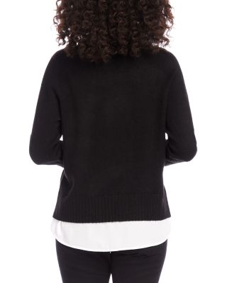 Layered Turtleneck Sweater