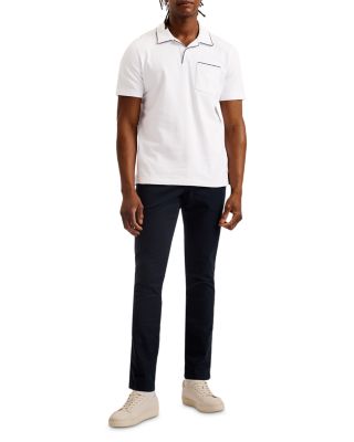 Paisel Open Collar Short Sleeve Polo Shirt