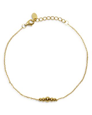Argento Vivo Ball Cluster Link Bracelet in 18K Gold Plated Sterling Silver