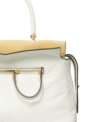 Downtown Pebbled Leather Satchel