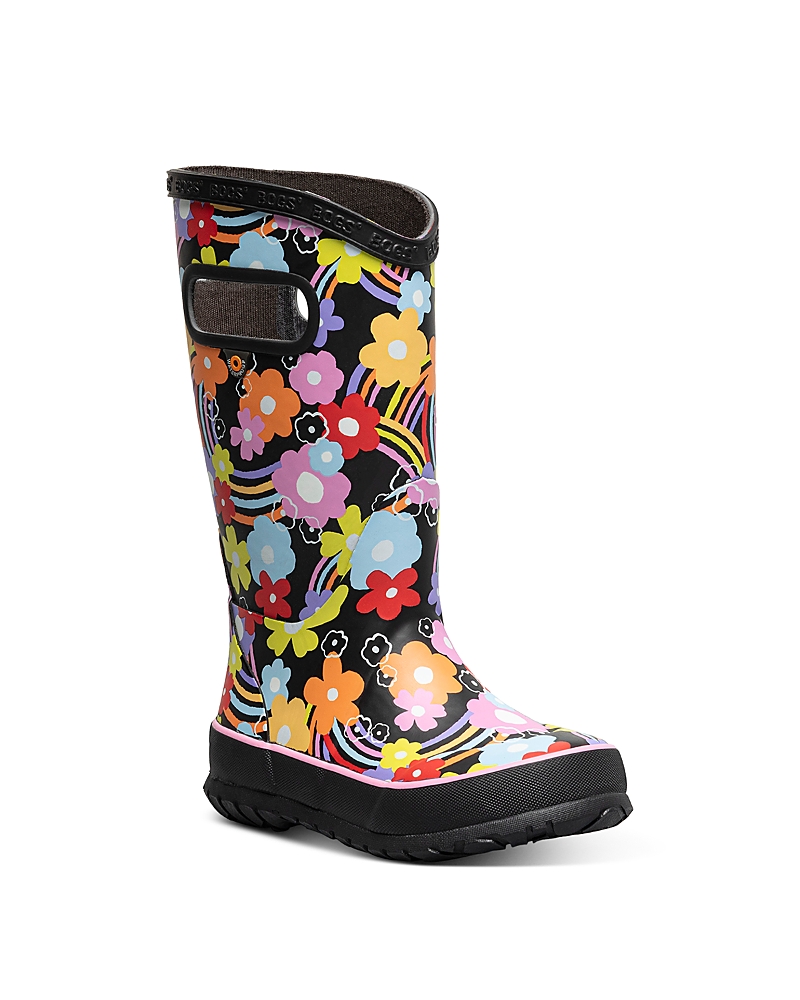 Bogs Unisex Rain Boots - Toddler, Little Kid, Big Kid In Black Multi