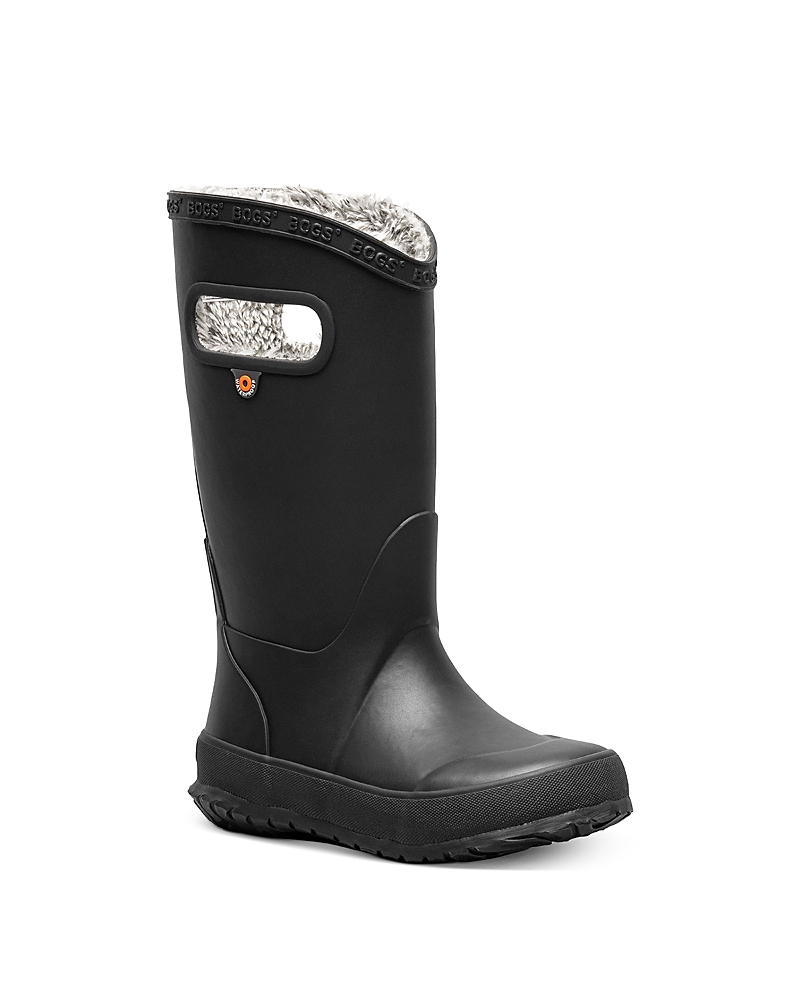 Bogs Plush Insulated Waterproof Rain Boot In Black