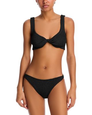 Hunza G - Juno Crinkle Bikini Top & Bottoms Set