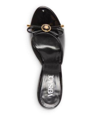 Women's Opera Bow 85mm Patent Mules 