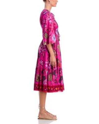 Reese Floral Tiered Cover Up Dress