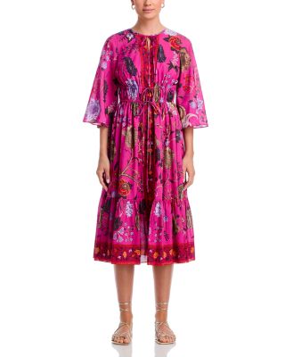 Reese Floral Tiered Cover Up Dress