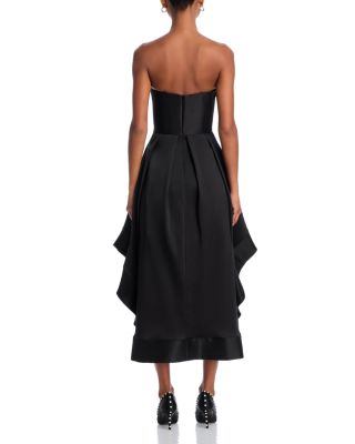 Mikado Strapless Midi Gown - Exclusive