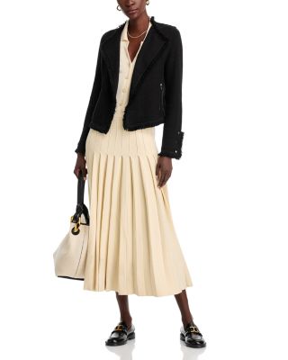 Fringe Mix Knit Jacket