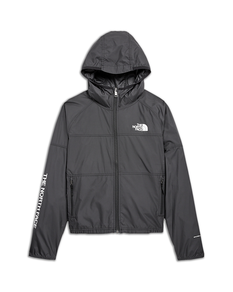 The North Face Little Boy's & Boy's Never Stop Hooded Windbreaker Jacket In Tnf Black
