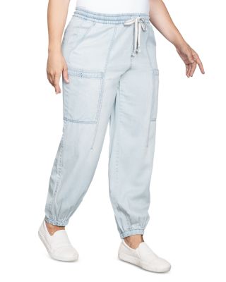 Plus Size Low Slung Pull On Pants