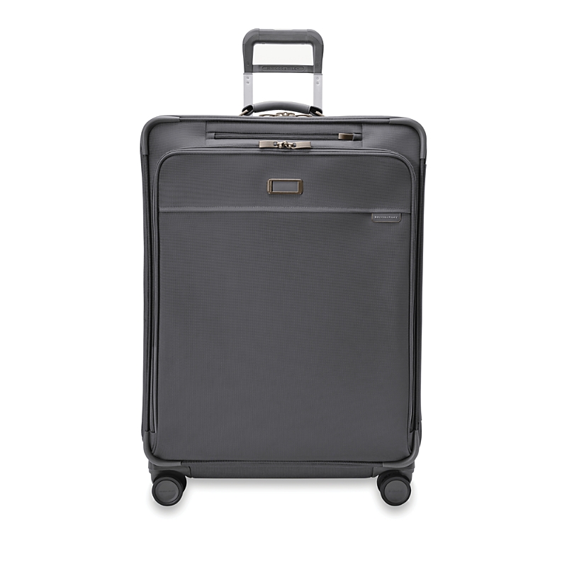 Briggs & Riley Baseline Large Expandable Spinner Suitcase In Gray