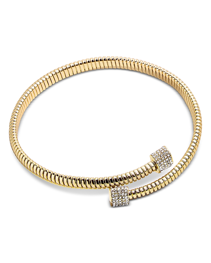 Baublebar Autumn Crystal Bypass Bracelet In Gold