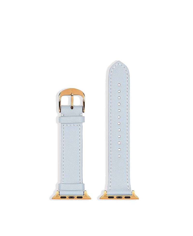 Hyer Goods Apple Watch Band 38mm/ 40mm/ 41mm In Pale Blue/ Gold